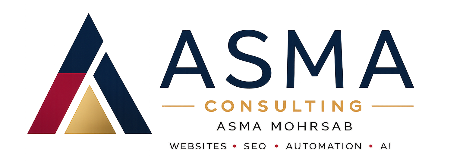 ASMA CONSULTING — Asma Mohrsab Business Consulting