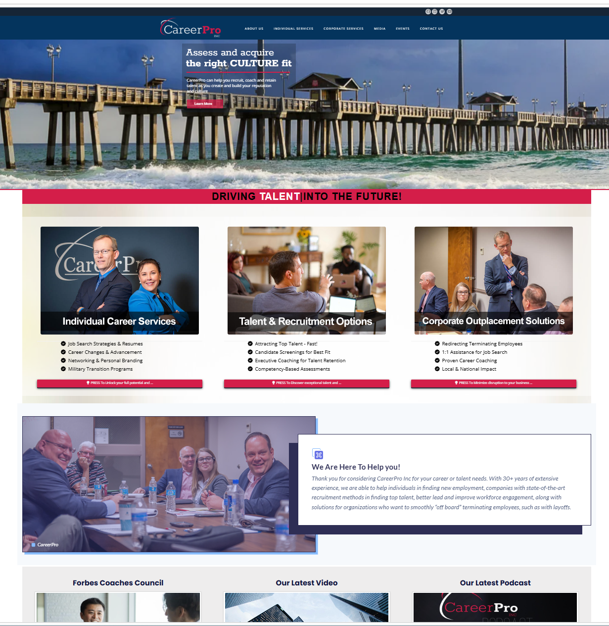 CareerPro Inc. — website design by Asma Consulting