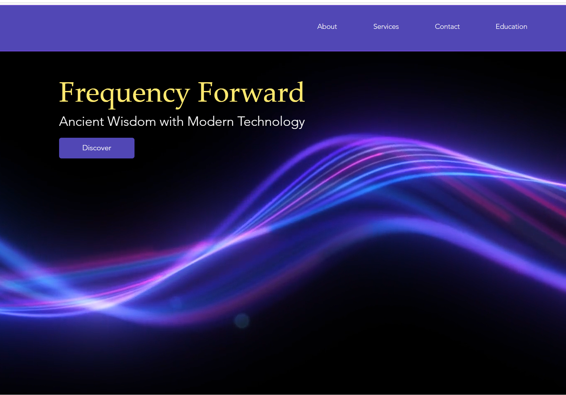 Frequency4ward — website design by Asma Consulting